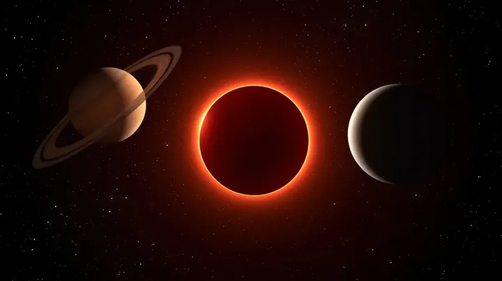 September's Celestial Double Feature: A Total Lunar Eclipse and Saturn at Opposition